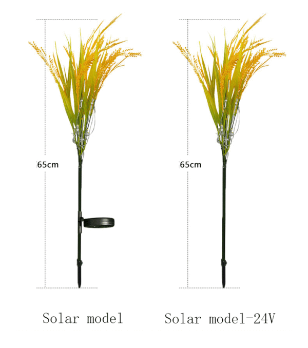 LED simulation rice light wheat ear light reed light solar outdoor modeling light new wheat lawn light size